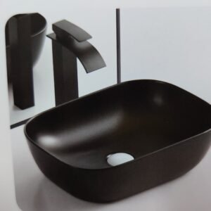 Starvoll counter top basin 460x330 mm black