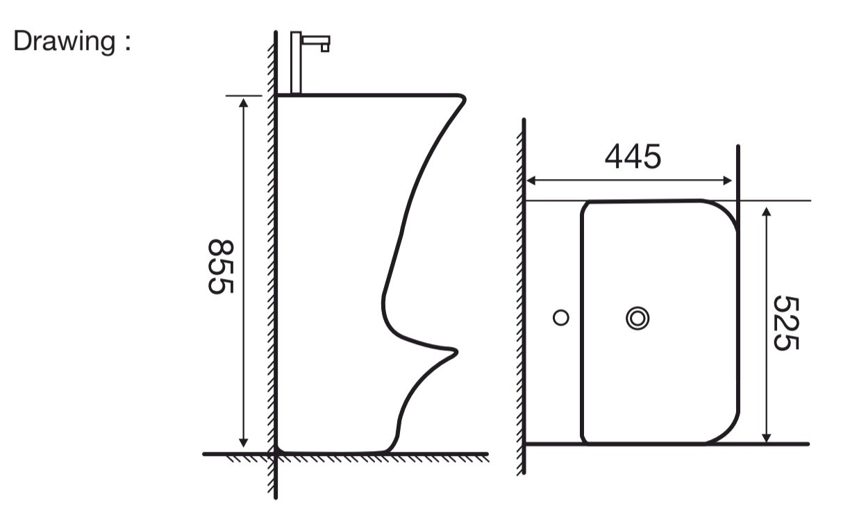 tachnical-drawing-of-italian-standard-ablution-basin"
