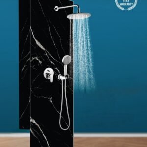 Italian Standard Pro R concealed shower set chrome