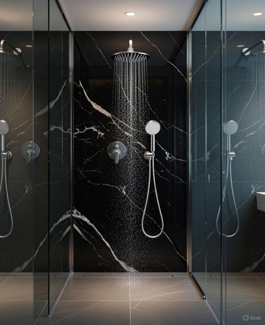 "jaquar 3 way conceiled shower set
