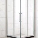 sliding shower enclosure with 6mm tempered glass