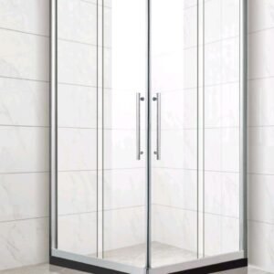 sliding shower enclosure with 6mm tempered glass